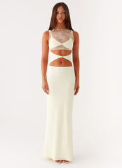 Imperial Maxi Dress - Yellow