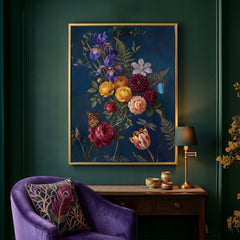 Indigo Botanical Print