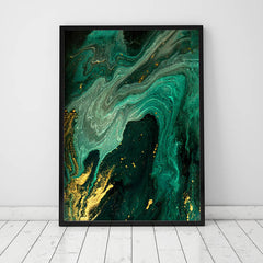Emerald Marble No1 Print