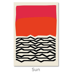 Tribal Sun Print
