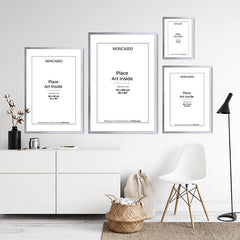 Silver Fine Art Frame, 50 x 70 cm