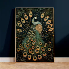 Vintage Peacock No3 Print
