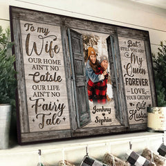 Still You Are My Queen Forever - Personalized Horizontal Poster - Upload Image. Gift For Couple