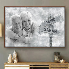 Custom Photo I Need You - Couple Personalized Custom Horizontal Poster - Gift For Husband Wife. Anniversary