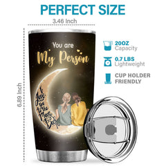 Sitting Next To You Doing Nothing Means Everything To Me - Tumbler - To My Bestie. Gift For Bestie. Best Friend. Sister. Birthday Gift For Bestie And Friend
