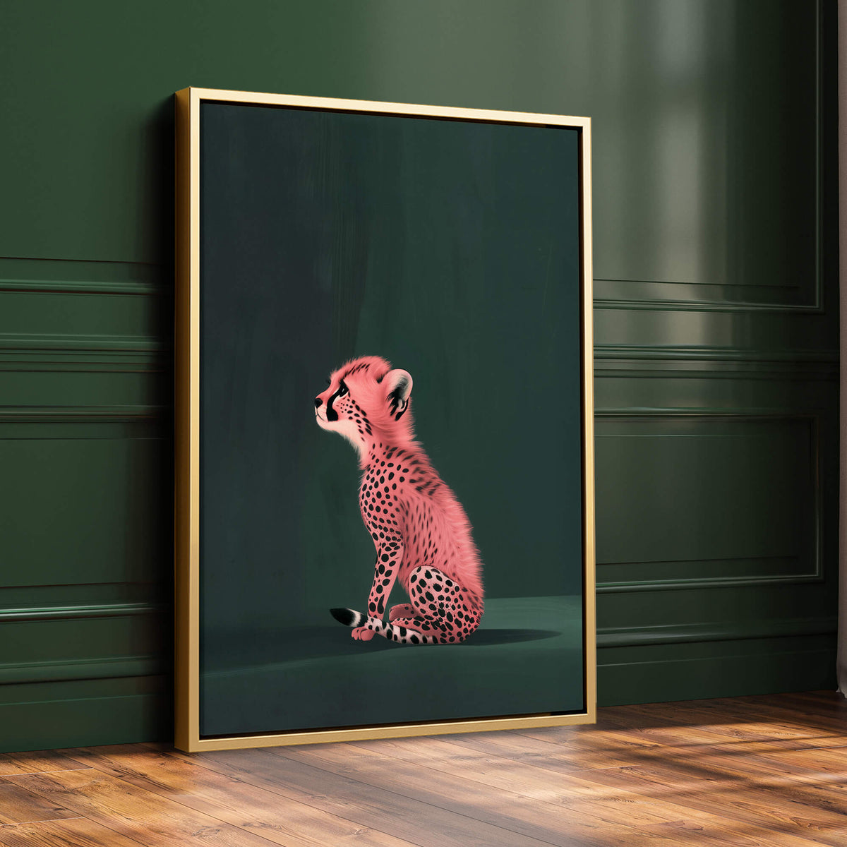 Pink Cheetah Cub Print