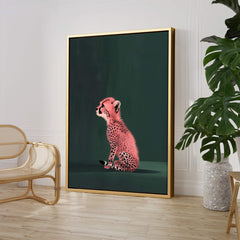Pink Cheetah Cub Print