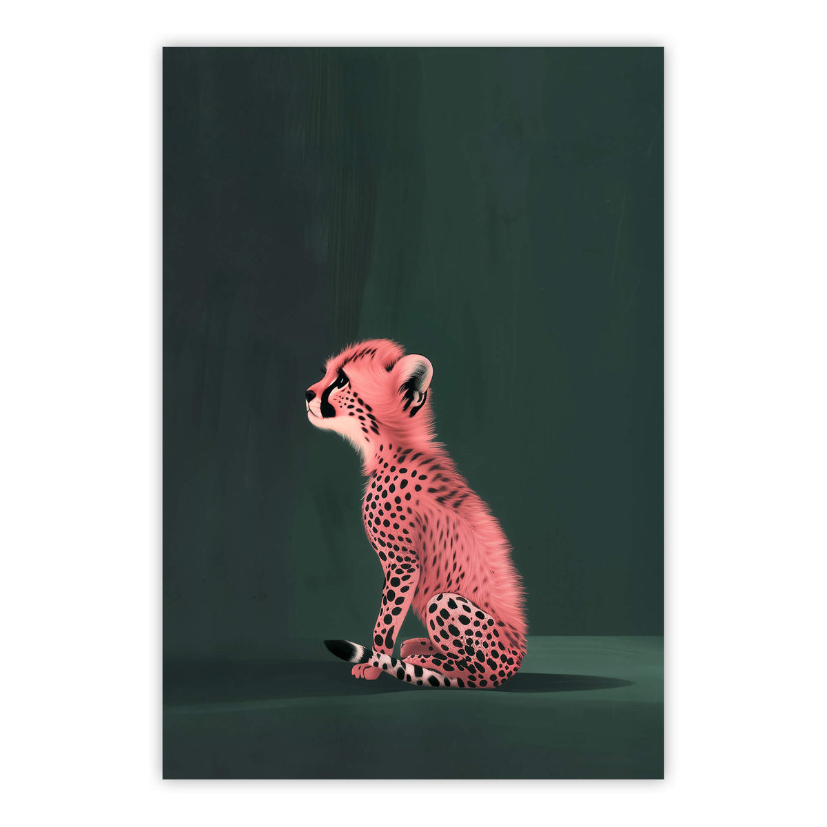 Pink Cheetah Cub Print