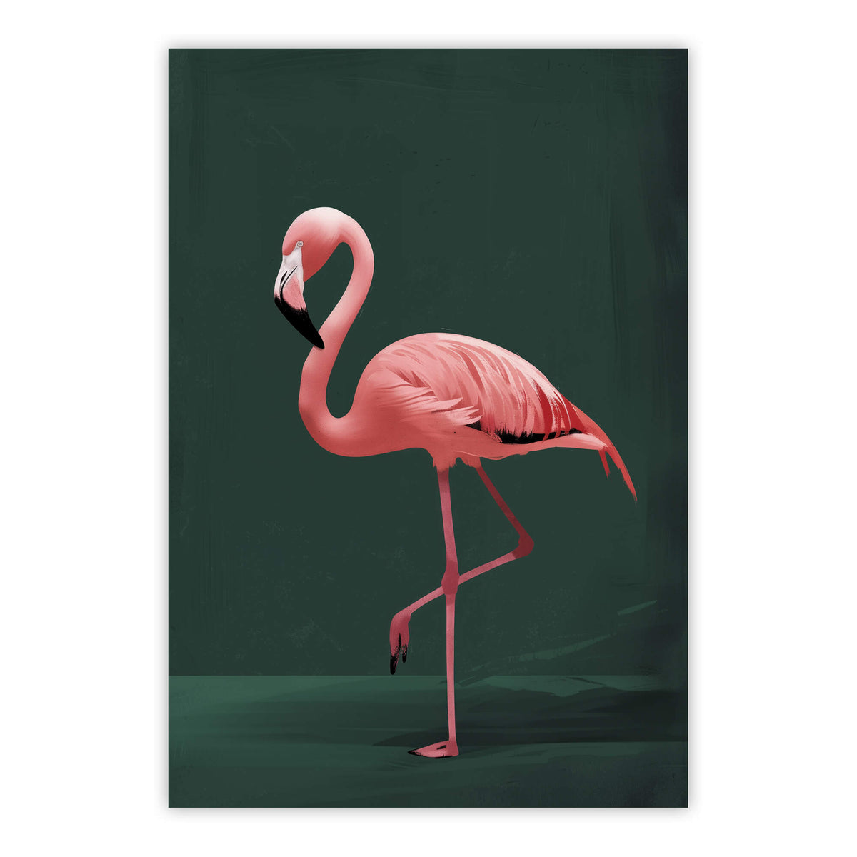 Pink Flamingo Print
