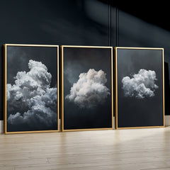 Stormy Clouds Set of 3 Prints