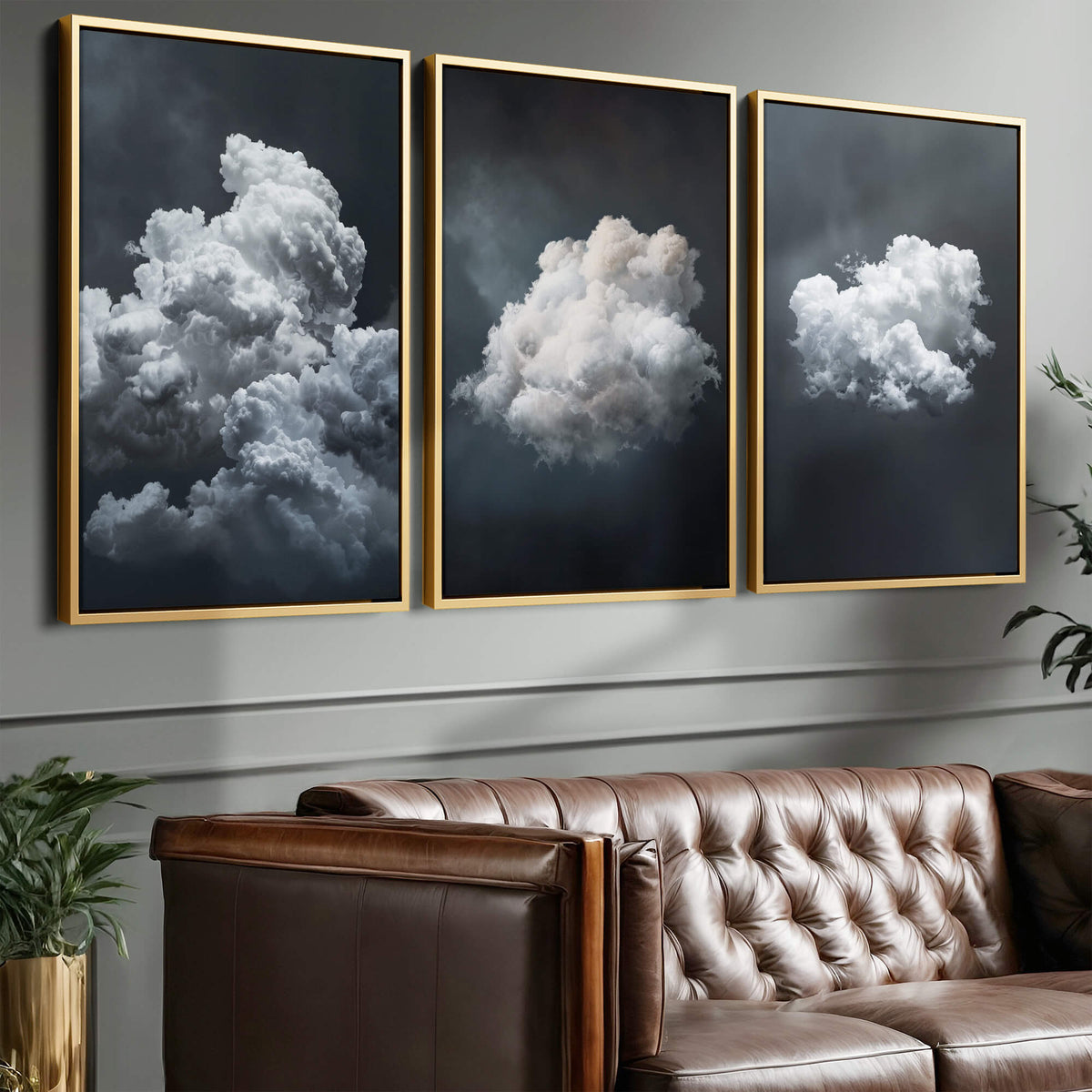 Stormy Clouds Set of 3 Prints