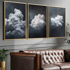 Stormy Clouds Set of 3 Prints