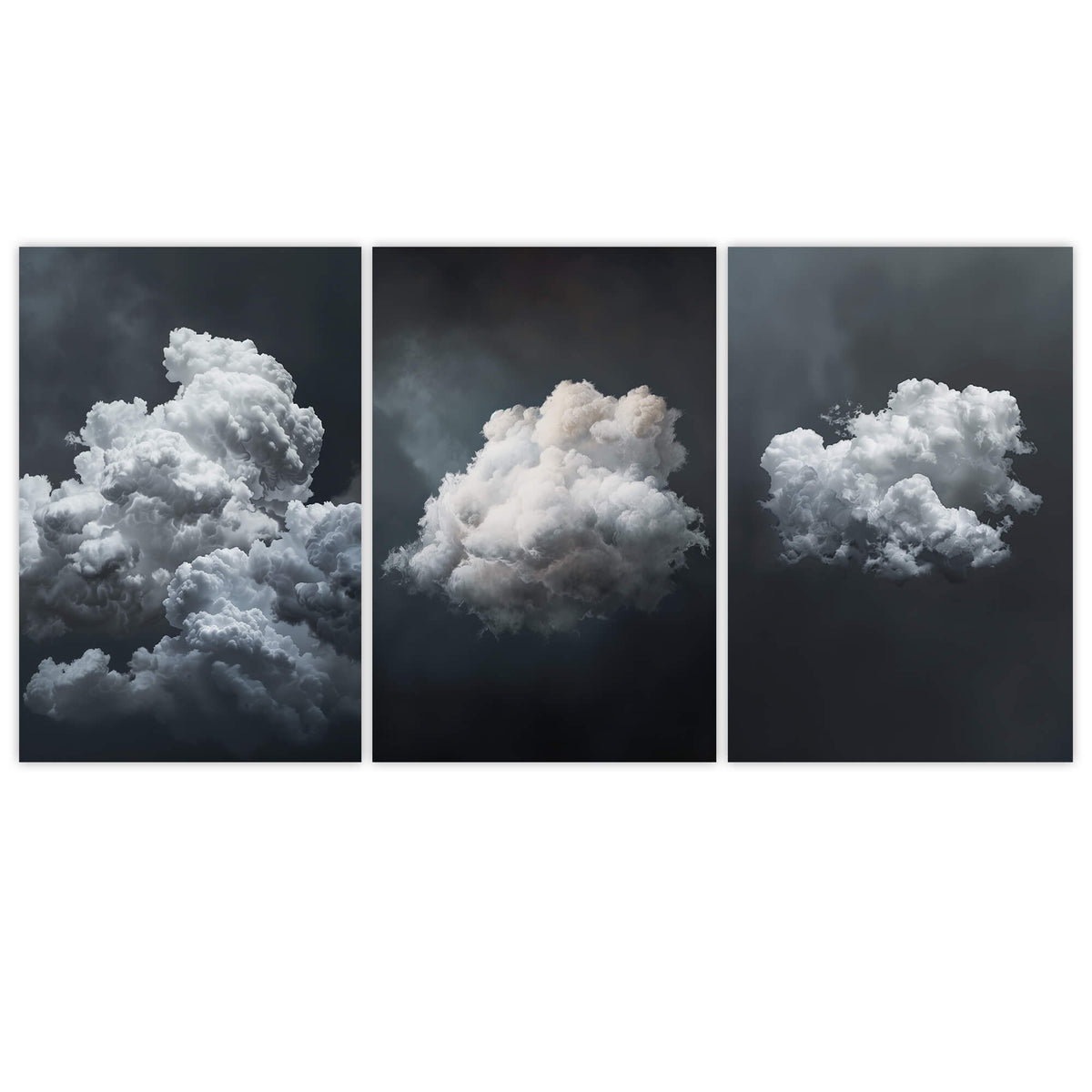 Stormy Clouds Set of 3 Prints
