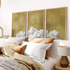 Sunbloom Fluffy Cloud Set of 3 Print