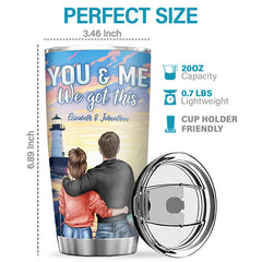 You're The Only One I Want To Annoy - Couple Personalized Custom Tumbler - Gift For Husband Wife. Anniversary
