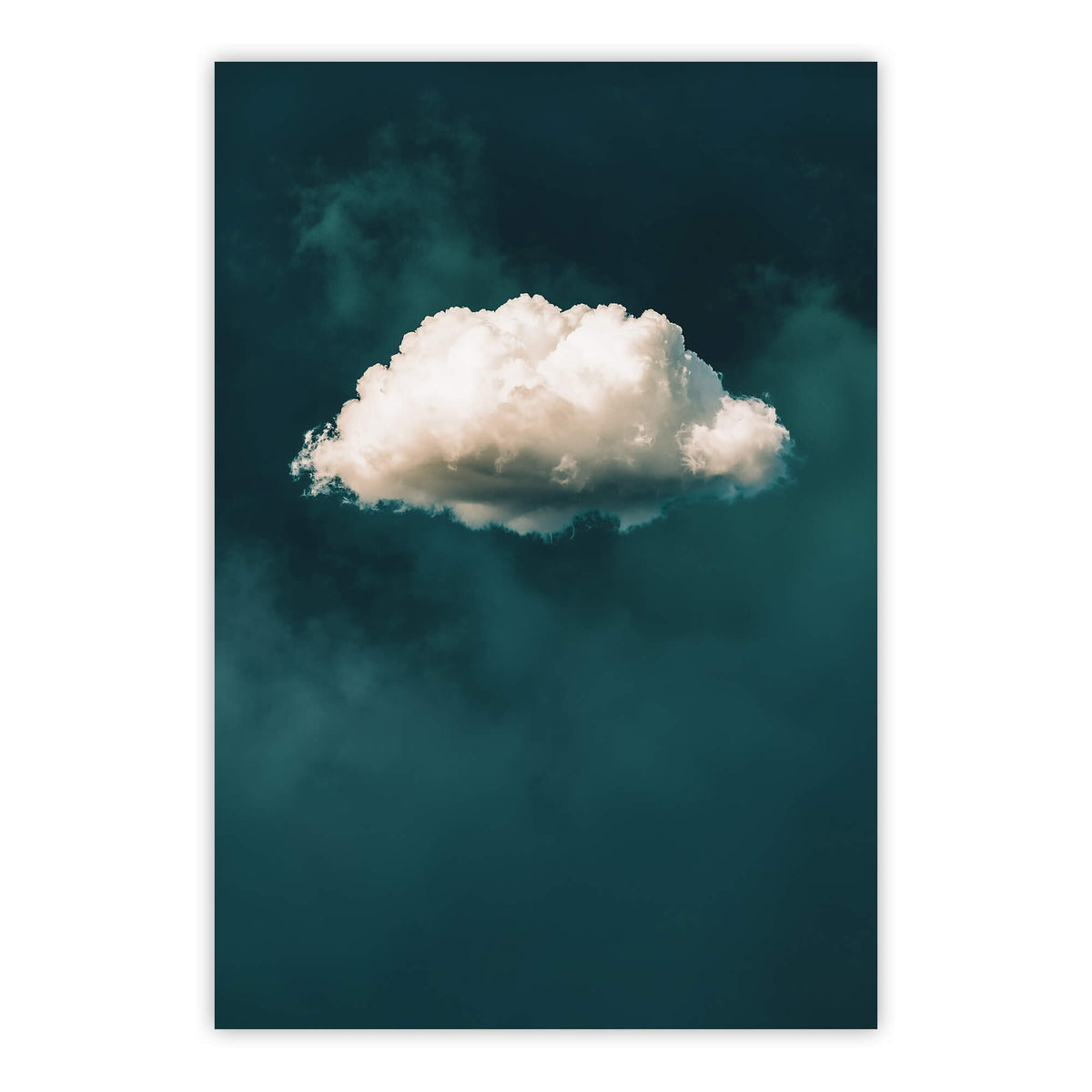 Teal Cloud No2 Print