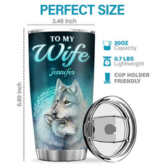 Meeting You Was A Fate To My Wife - Couple Personalized Custom Tumbler - Gift For Husband Wife. Anniversary