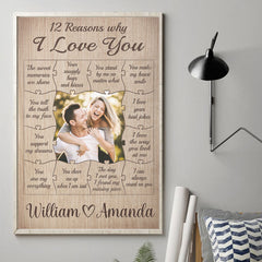 Custom Photo The Sweet Memories We Share - Couple Personalized Custom Vertical Poster - Gift For Husband Wife. Anniversary