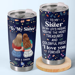 Thanks For Being An Awesome Friend - Bestie Personalized Custom Tumbler - Gift For Best Friends. BFF. Sisters