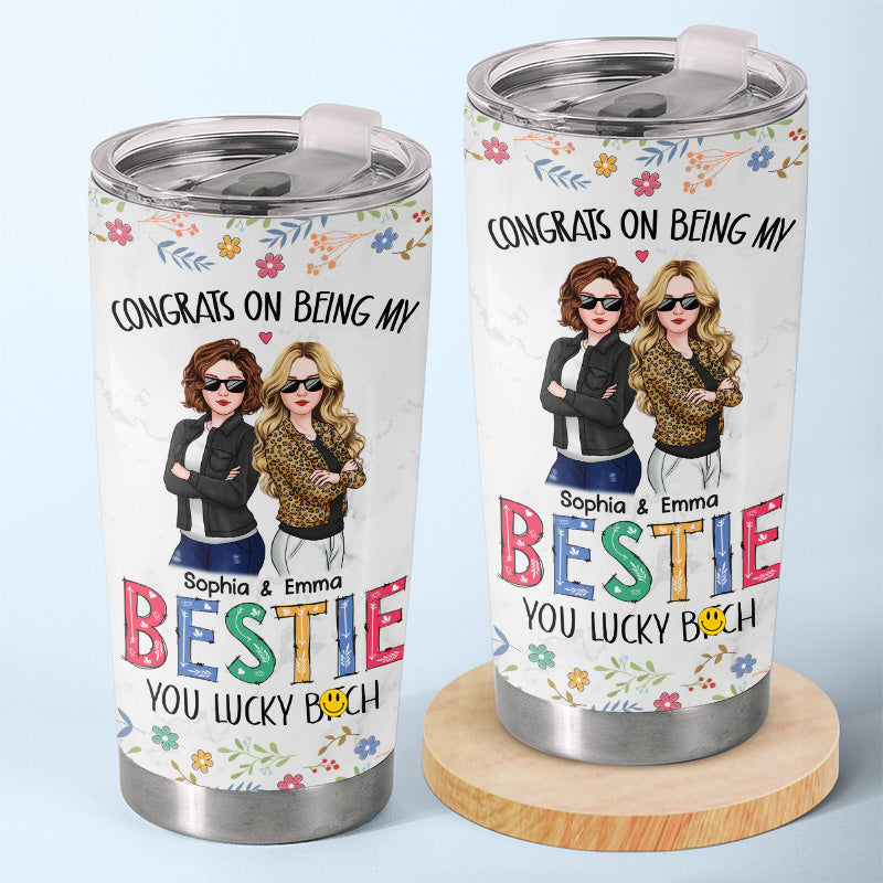 To My Soul Sister - Bestie Personalized Custom Tumbler - Christmas Gift For Best Friends. BFF. Sisters