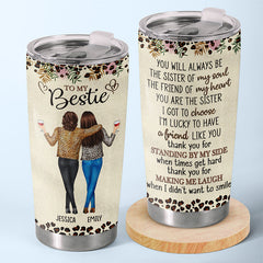 I Love That You're My Soul Sister - Bestie Personalized Custom Tumbler - Gift For Best Friends. BFF. Sisters