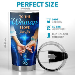 Get To The End Of Our Lives Together - Couple Personalized Custom Tumbler - Gift For Husband Wife. Anniversary