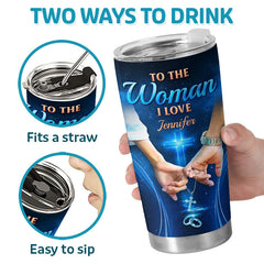 Get To The End Of Our Lives Together - Couple Personalized Custom Tumbler - Gift For Husband Wife. Anniversary