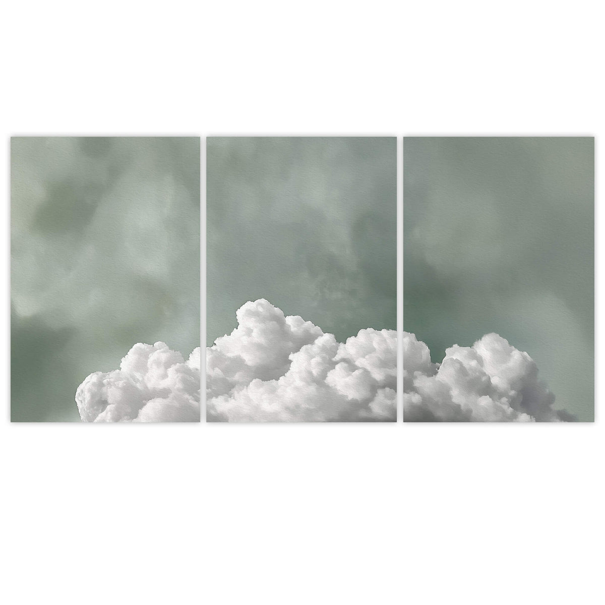 Tranquil Fluffy Cloud Set of 3 Prints