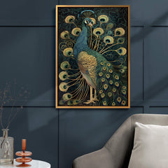 Vintage Peacock No4 Print