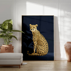 Yellow Cheetah No2 Print