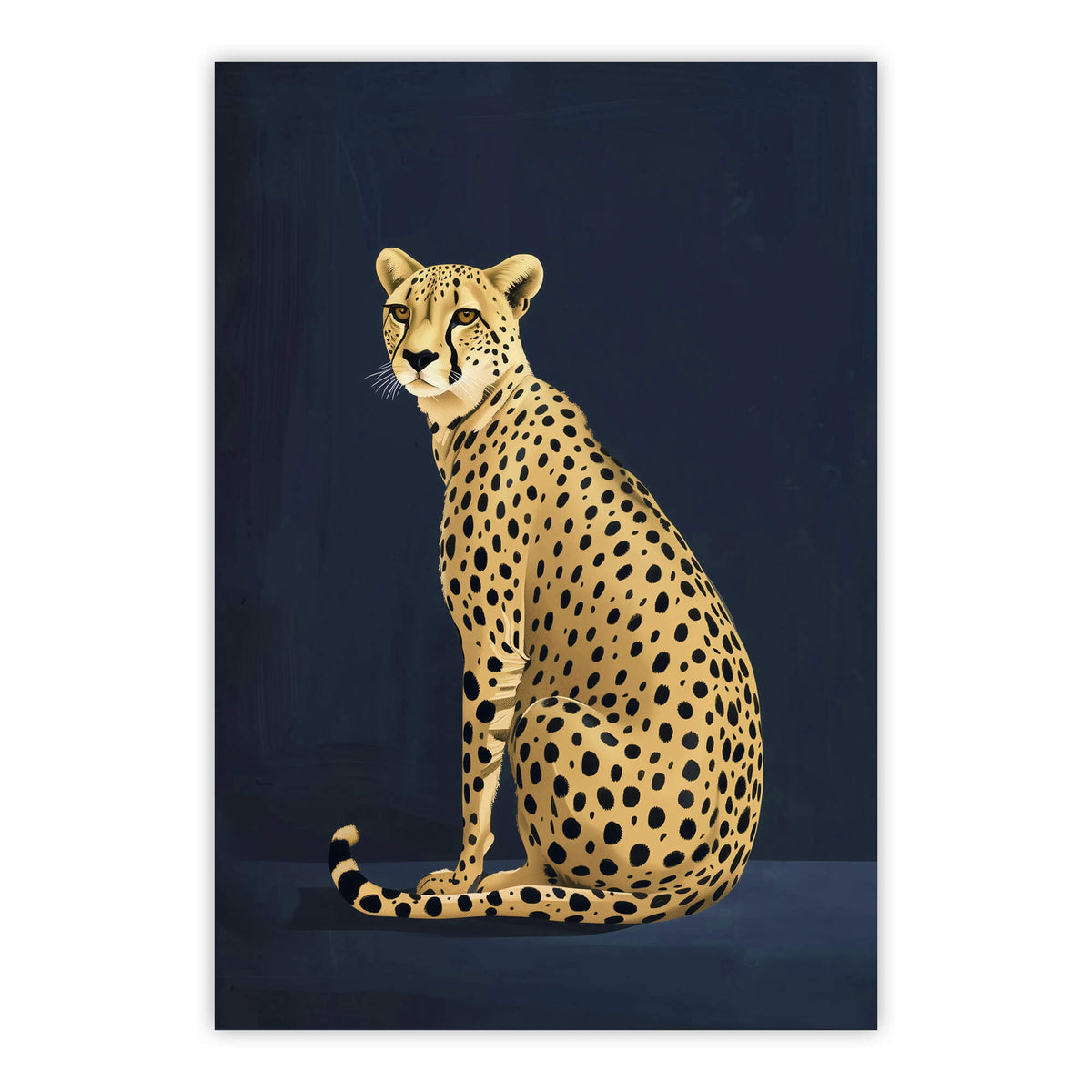 Yellow Cheetah No2 Print
