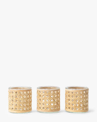 Cane Tealight Candleholder (Set of 3)