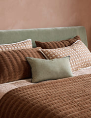 Carys Contrast Linen Pillow