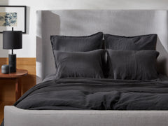 Linen Top Sheet - FINAL SALE (Coal)
