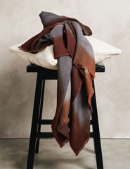 Simply Taupe Wool Throw by Studio Variously