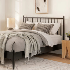 Ren Small Pillow - Black Weave