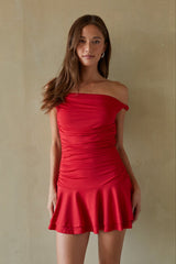 Cambria Twist Strap Mini Dress