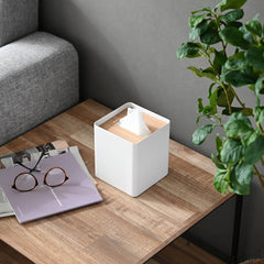 Tissue Box Cover - Square - Steel