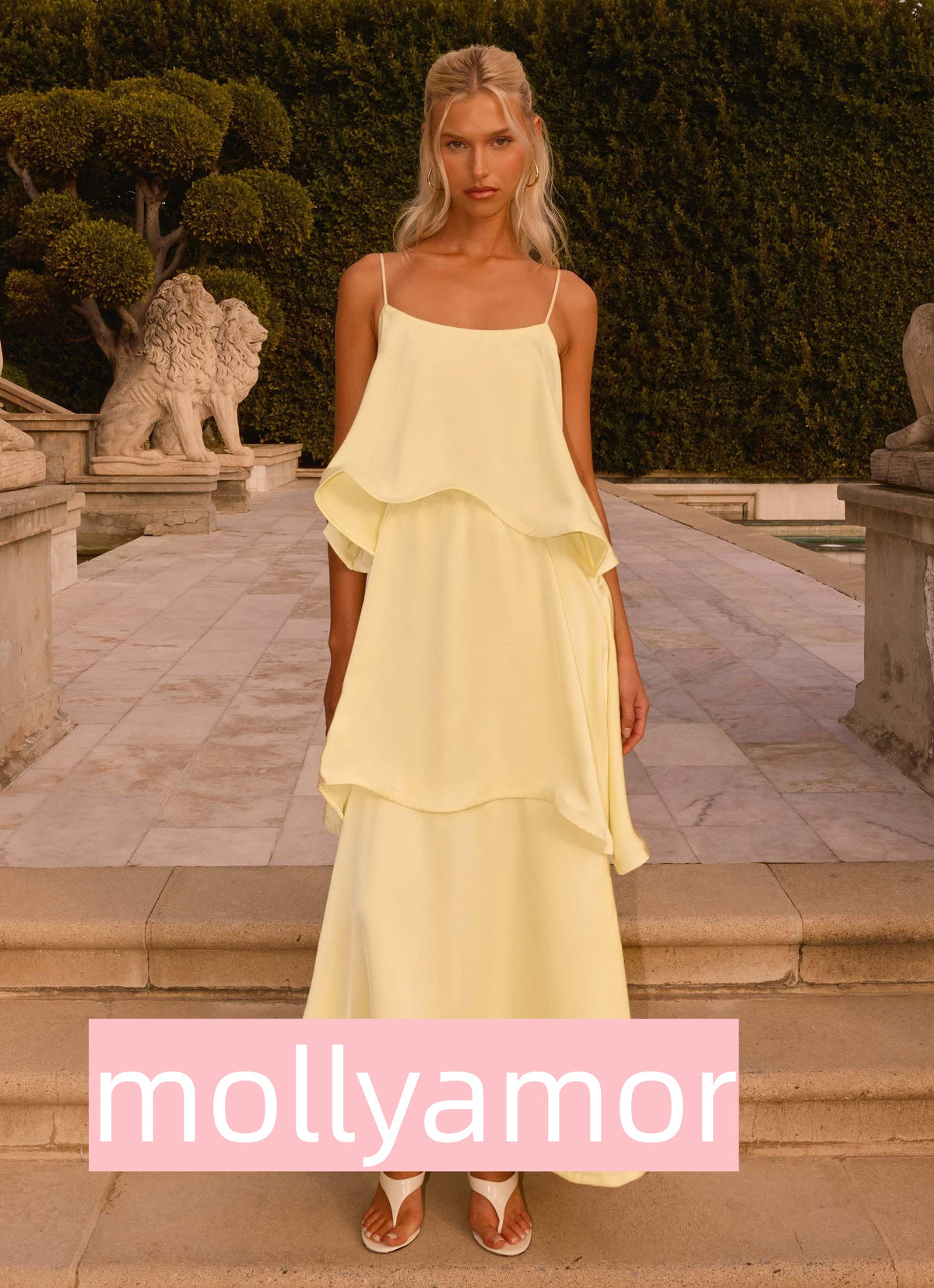 Becka Maxi Dress - Yellow
