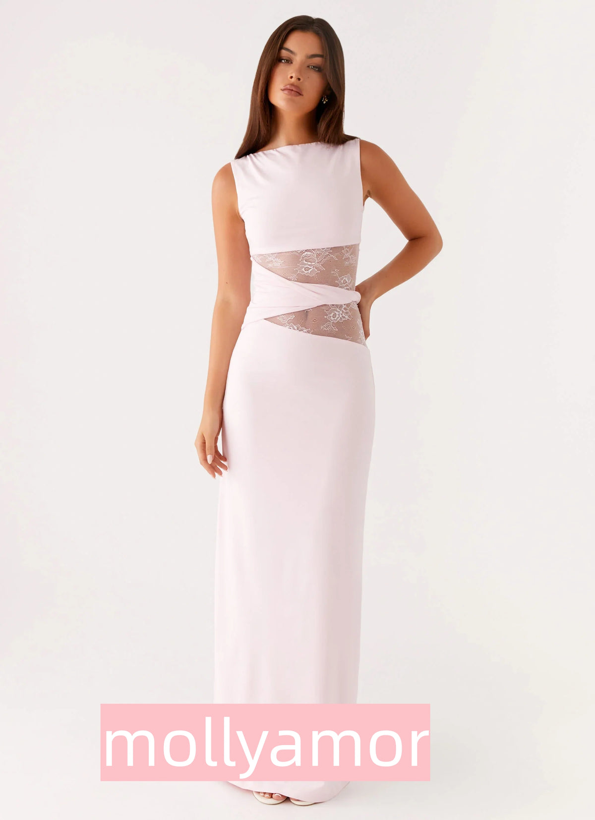 Karma Maxi Dress - Pink