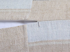 Heritage Linen Body Pillow Cover - FINAL SALE (Natural Stripe Cool)