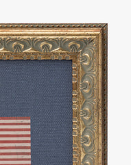 Americana Flag on Navy Mat