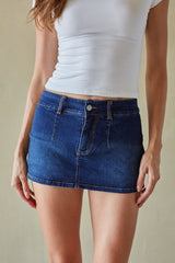 Hartley Denim Mini Skort