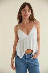 Ivy Mesh Babydoll Cami