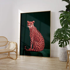 Pink Cheetah No2 Print