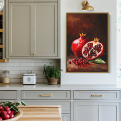 Crimson Pomegranates Print