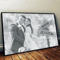 Custom Photo I Need You Because I Love You - Couple Personalized Custom Horizontal Poster - Gift For Husband Wife. Anniversary