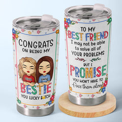 Our Laughs Are Limitless & Our Friendship Is Endless - Bestie Personalized Custom Tumbler - Christmas Gift For Best Friends. BFF. Sisters