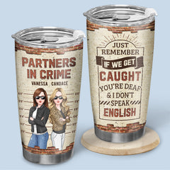 A Really Small Gang - Bestie Personalized Custom Tumbler - Gift For Best Friends. BFF. Sisters