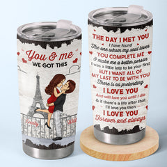 I'll Love You Until I Die - Couple Personalized Custom Tumbler - Christmas Gift For Husband Wife. Anniversary